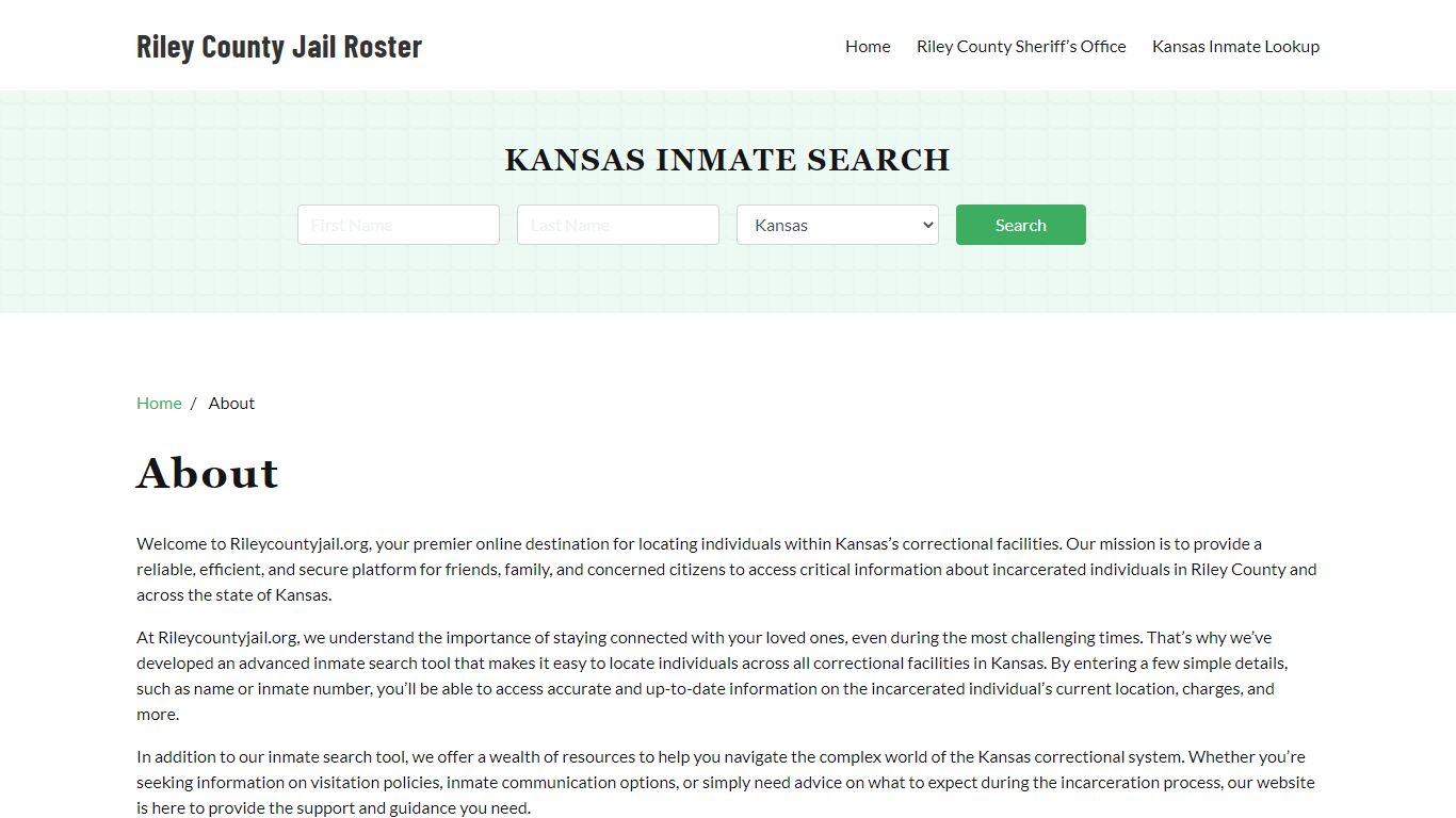 About - rileycountyjail.org