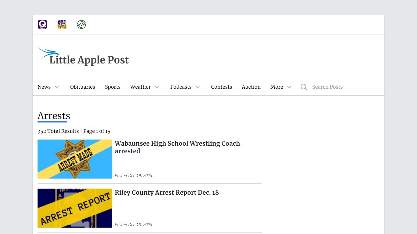 arrests | Little Apple Post